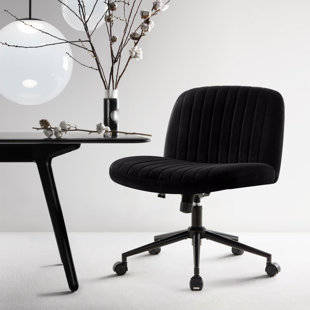 White office deals chair without wheels